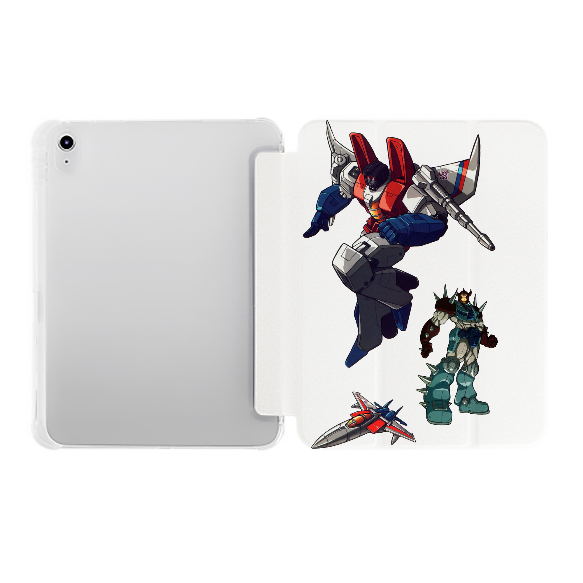 （画像用）  IPad ケース ペン収納付き 三つ折りスタンド PUレザー×シリコン 対応機種9.5/10.5/10.9インチ